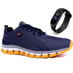 Tenis Feminino Esportivo Caminhada Leve Academia Cross Conforto + Relógio LG21-Feminino