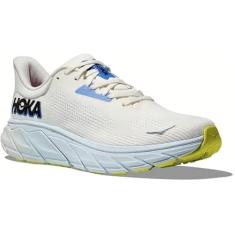 HOKA ONE ONE Arahi 7 Tênis masculino, Blanc De Blanc/Azul virtual, 40