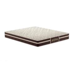 Colchão Queen Ortopédico Wood Guarda Costa Extra Firme Pillow Top Europeu D28 158x198x24cm Brown Probel
