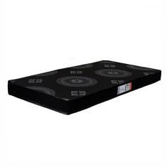 Colchão Solteiro Espuma Pro Confort D20 88x188x12cm Preto Hellen Estofados e Colchões
