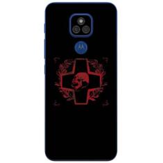 Capa Adesivo Skin023 Verso Para Motorola Moto E7 Plus (2020) - KawaSki