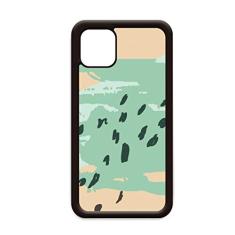 Capa com estampa de plantas abstratas espalhadas para iPhone 11 Pro Max para Apple Mobile Case
