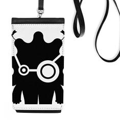 Universo Alienígena e monstro Alienígena bolsa para celular pendurada bolso preto