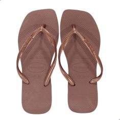 Chinelo Havaianas Slim Square Rosa Crocus