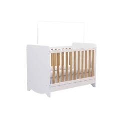 Berço Ben Moveis Peroba Americano MDF mini cama