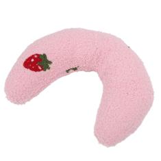 Travesseiro de Pelúcia Macio para Cães TOPINCN, Brinquedo Calmante Macio para Cães Pequenos, Travesseiro Em Forma de u para Pescoço de Animais de Estimação, Travesseiro de