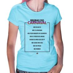 Baby Look Regras do carnaval - Foca na Moda, Azul bebê, GG