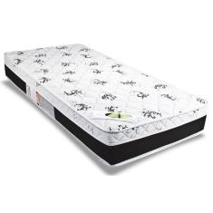 Colchão Solteiro Espuma Compact ag 65 / D33 / Aspen Super Firme Pró Saúde Euro Pillow (78x188x24) - Luckspuma