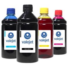 Kit 4 Tintas Epson Bulk Ink L300 Cmyk 500ml Corante Valejet