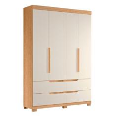 Guarda Roupa Doble Quarto Com 4 Portas e 4 Gavetas - ALBATROZ MOVEIS,