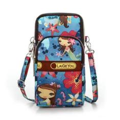 Bolsa Tactel Alça Tiracolo Removível Elástico De Braço Nylon - Modas F