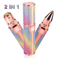 Aparador Removedor De Pelos Facial 2 em 1 Batom USB - Wcan