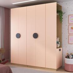 Guarda Roupa Modulado Infantil 3 Peças 2 Gavetas Joy Kids CabeCasa Mad