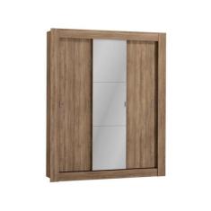 Guarda-Roupa/Roupeiro Kappesberg 3 Portas de Correr H563, Nogal