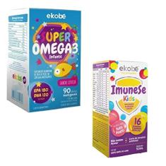 Super Ômega 3 + Imunese Kids 16 Vitaminas- Ekobé Kids
