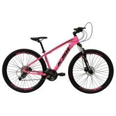  Bicicleta aro 29 Ksw Xlt 27v Câmbios Shimano Altus Freios Hidráulicos - Rosa
