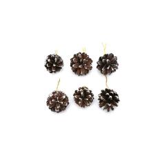 Enfeite de Natal Le Pinha 6 Unidades 5cm