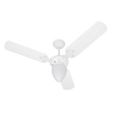 Venti-Delta Ventilador de Teto New Light Globo Pera 3 Pás Laqueadas 127 V C3V, 383188, 130 W, Branco