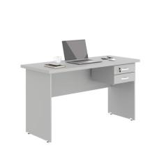 Mesa de Computador com Gaveteiro 1200 Polish Cinza - Mais de Casa