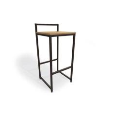 Banqueta de Cozinha Industrial LI024 1 Un Freijo/Preto - Kappesberg