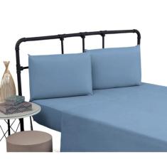 Lençol de Cama Solteiro Revenda Sem Elástico Hotel Pousada Cama Box - 