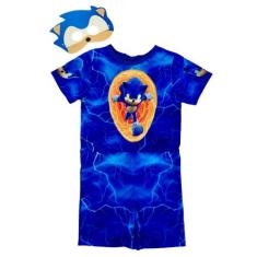 Fantasia Infantil Menino Personagem Heróis Homem Aranha Sonic Hulk Pan