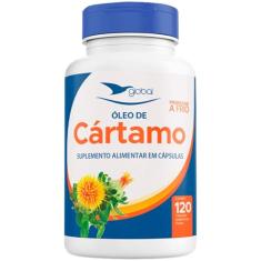 Óleo de Cártamo Global Suplementos 1000mg 120 Cápsulas