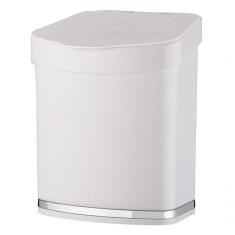 Lixeira 2,5 Litros Cozinha Banheiro Branca Future 1258bc