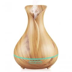 Umidificador De Ar E Difusor De Aromas 400Ml - Silencioso E Lindo Para Decorar Seu Ambiente