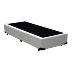 Cama Box Solteiro 88 Bello Box - Tecido Sintético Branco