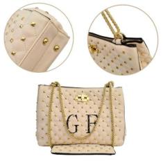 BOLSA FEMININA OMBRO E TRANSVERSAL - GOLDEN FENIX-Feminino