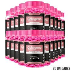 Kit 20 colageno verisol + calcio hf suplements 60 capsulas