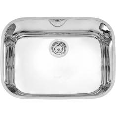 Cuba de Embutir Tramontina Lavínia 48 BL Prime Aço Inox Alto Brilho 48x34 cm com Válvula 94027202