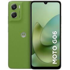 Smartphone Motorola Moto G06 128GB, 4GB RAM, Verde, Câmera 50MP, Tela 6,9? e Bateria de Longa Duração