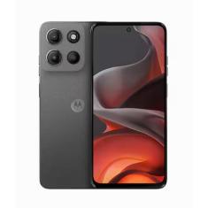 Smartphone Motorola Moto G15 256GB, 4GB RAM, Grafite, Tela 6,7?, Câmera 50MP e Bateria de Longa Duração