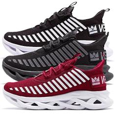 Kit 3 Tenis Masculino feminino unissex Oldsen jaguar corrida academia caminhada