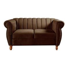 Namoradeira Realeza Sofá Chesterfield Decoração Vintage Colonial - Bel