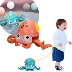 Polvo Divertido 2 em 1 Mexe Tentáculos Dentro e Fora da Água - Dm Toys