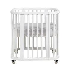 Berço Evolutivo em Madeira Maciça Sleep Branco - Miio Móveis