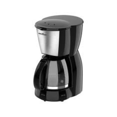 Cafeteira Elétrica Britânia BCF19 18 Cafés Preta, Preto e inox, 110V