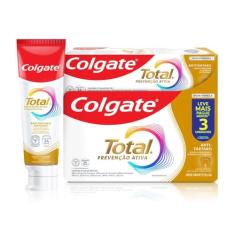 Colgate Creme Dental Total 12 Anti Tártaro 3 Unid 90G