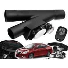 Difusor De Escapamento Esportivo Preto Nissan Versa - Cartex