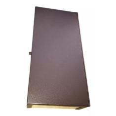 Arandela Opaca Parede Muro Externa Interna 1090 - Marrom