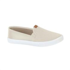 Tenis Moda Fem Tenis Moda Moleca 5296.530-, Np tresse branco off, 37