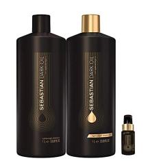 Kit Shampoo Condicionador E Óleo Sebastian Professional Dark Oil