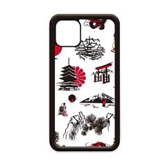Capa japonesa Sakura Pine Mount para iPhone 12 Pro Max para Apple Mini Mobile Case Shell