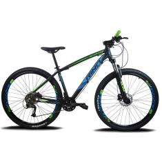 BICICLETA ARO 29 RINO EVEREST 27V - TRAVA - HIDRAULICO-Unissex