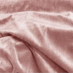 Lençol De Plush Flannel Avulso Com Elástico - Hiper Textil - Rosê - Casal