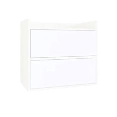 Gabinete Banheiro Suspenso 2 Portas Trovarelli Branco