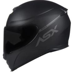 Capacete fechado asx eagle racing esportivo, PRETO/CINZA